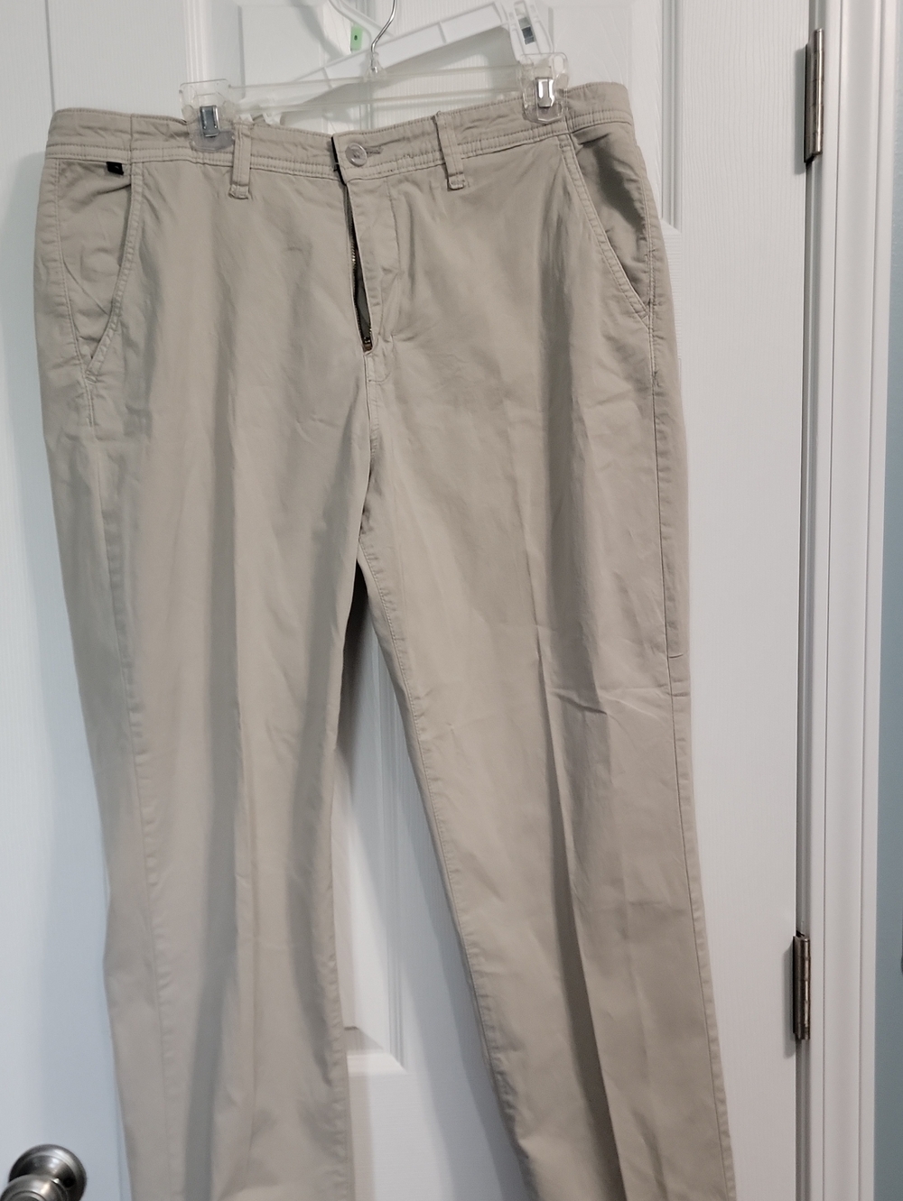 Womens Khaki Casual Chino Pants - Classic Fit 14